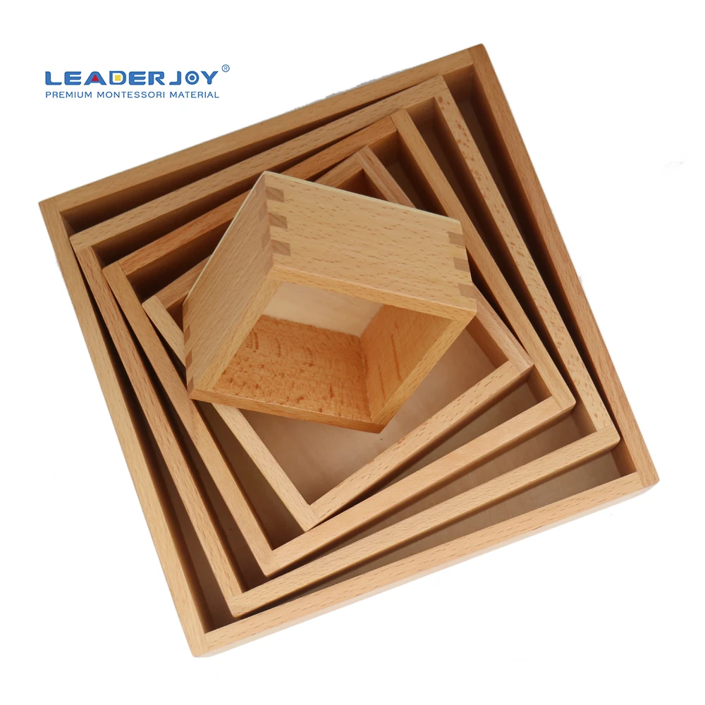 Đồ chơi giáo dục bằng gỗ sồi Montessori dành cho việc học sớm 5