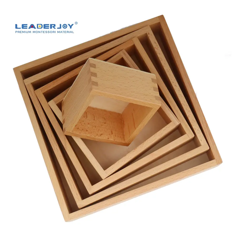 Montessori Infant Coin Box Nesting Box by LEADERJOY 5