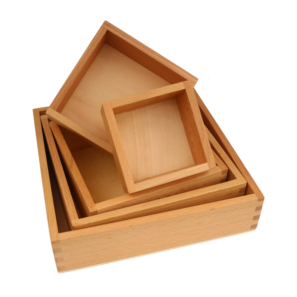 Đồ chơi giáo dục bằng gỗ sồi Montessori dành cho việc học sớm 1