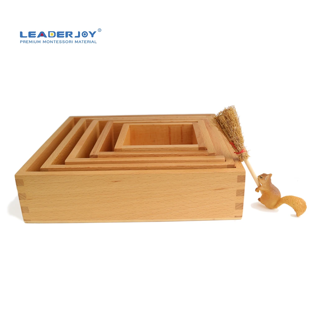 Đồ chơi giáo dục bằng gỗ sồi Montessori dành cho việc học sớm 7