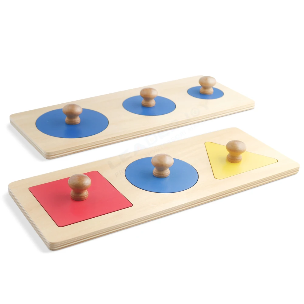 Đồ chơi xếp hình bằng gỗ giáo dục Montessori cho việc học sớm 2