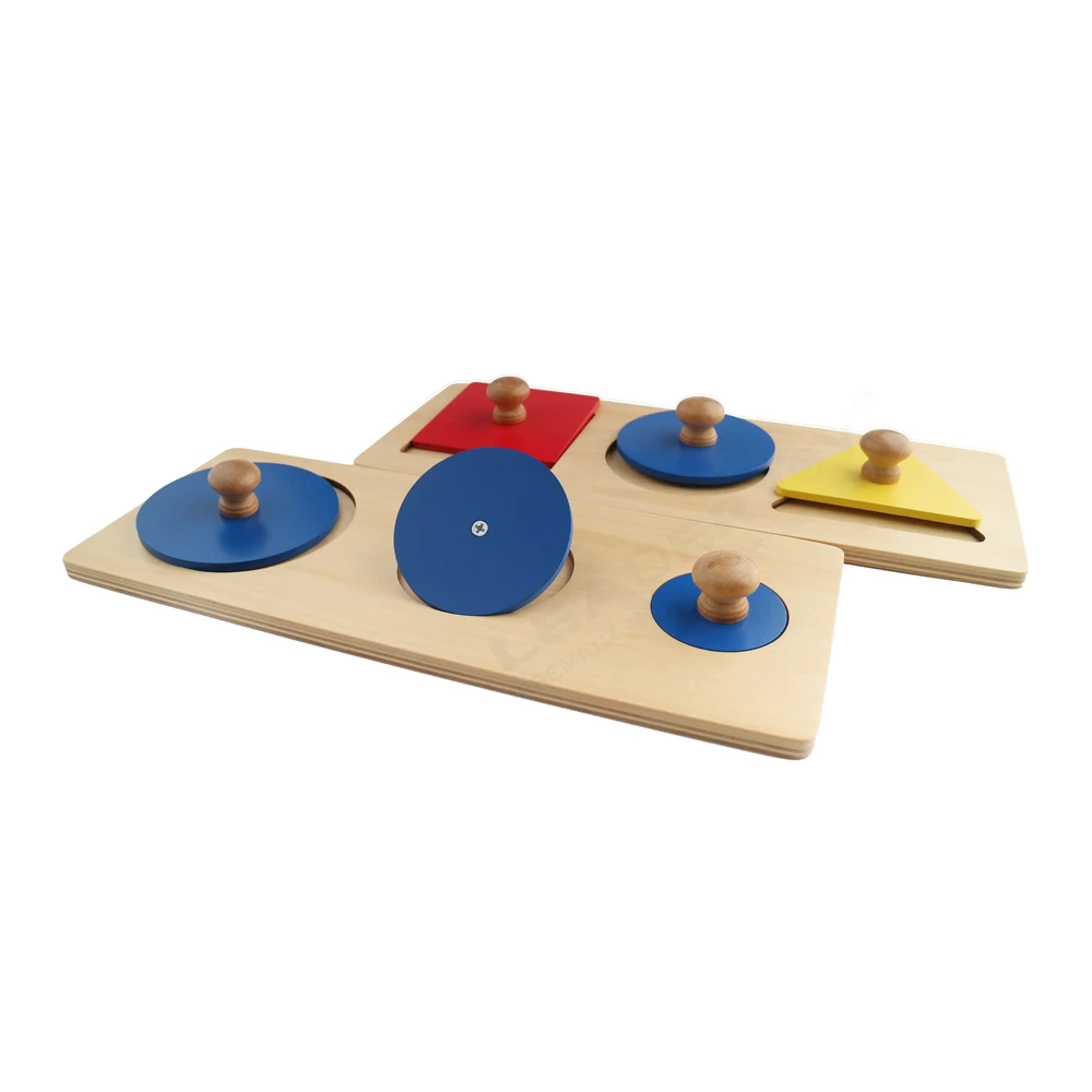 Đồ chơi xếp hình bằng gỗ giáo dục Montessori cho việc học sớm 3