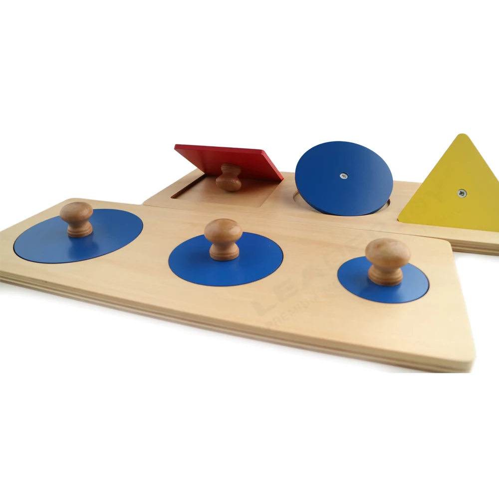 Đồ chơi xếp hình bằng gỗ giáo dục Montessori cho việc học sớm 5