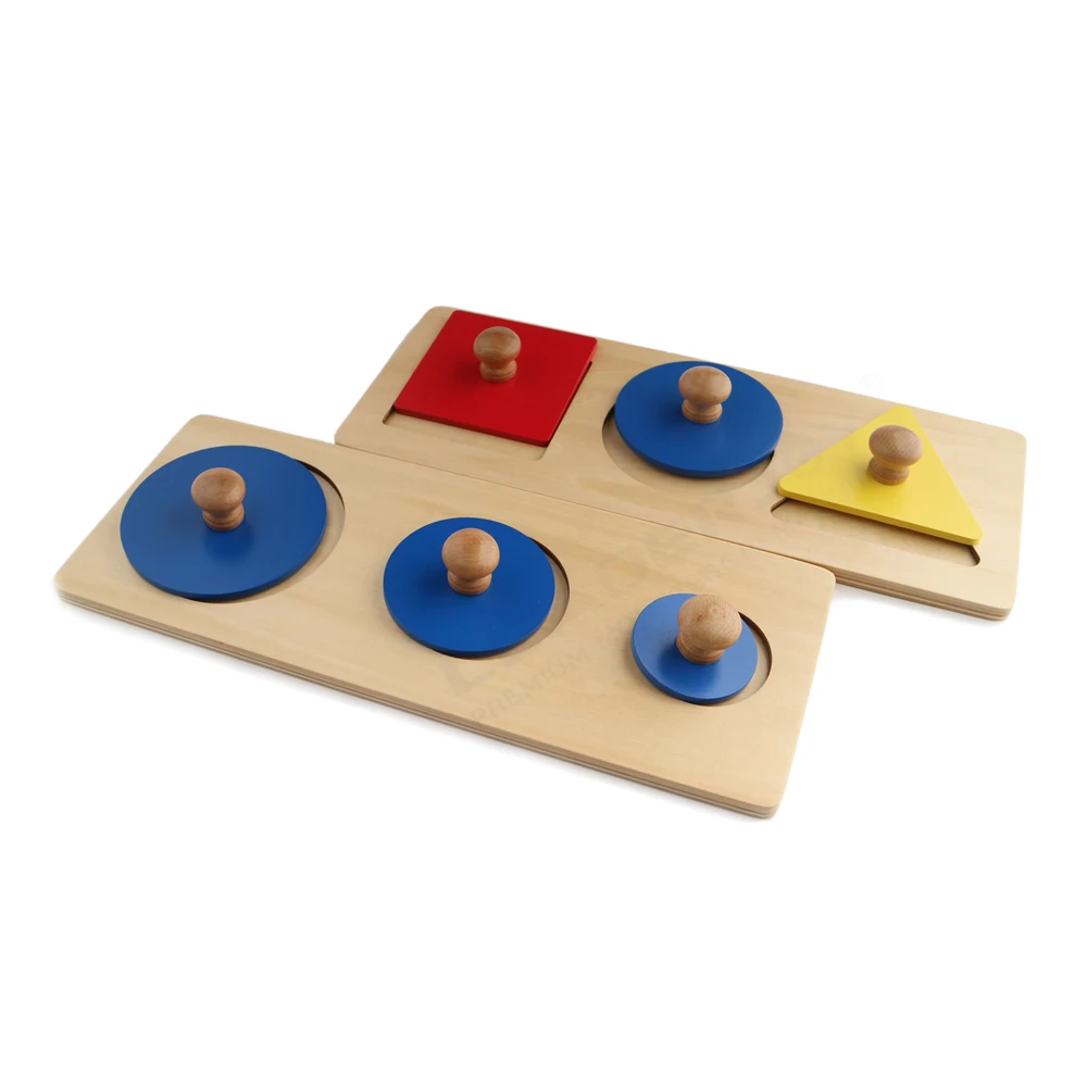 Đồ chơi xếp hình bằng gỗ giáo dục Montessori cho việc học sớm 7
