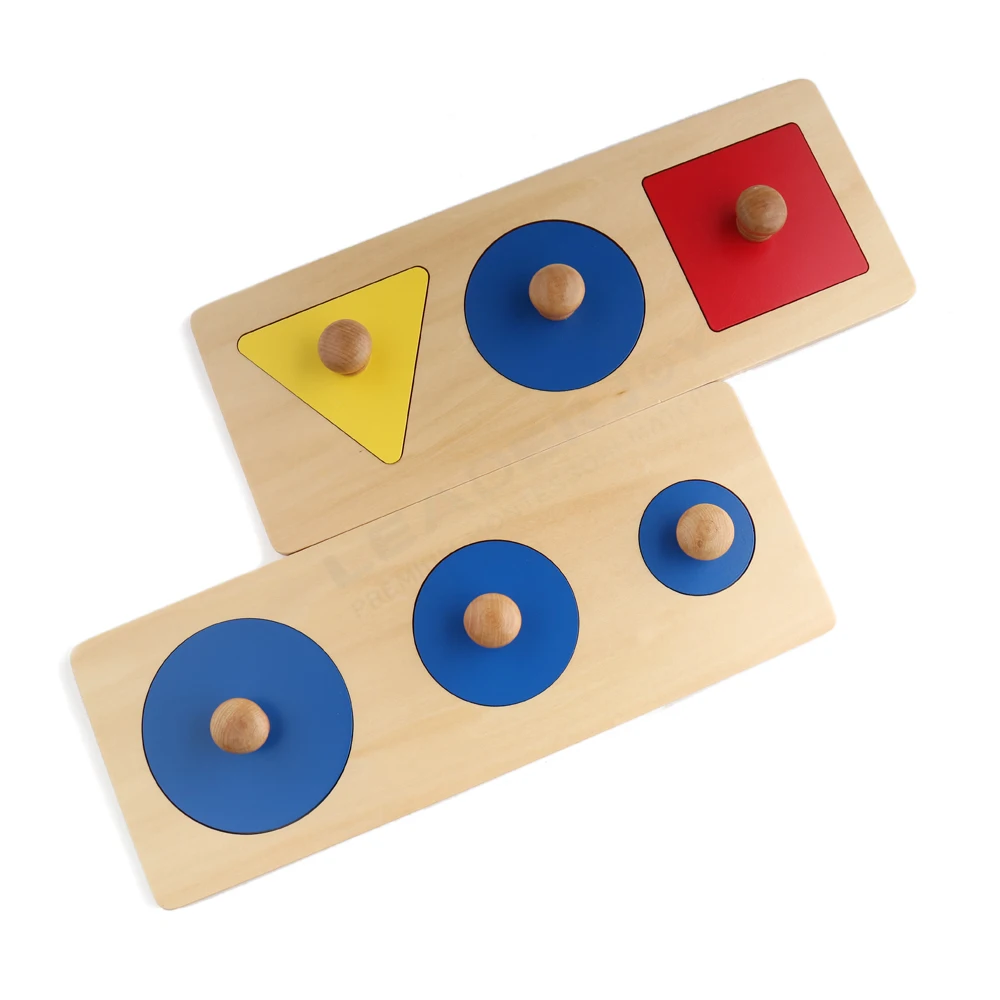 Đồ chơi xếp hình bằng gỗ giáo dục Montessori cho việc học sớm 6