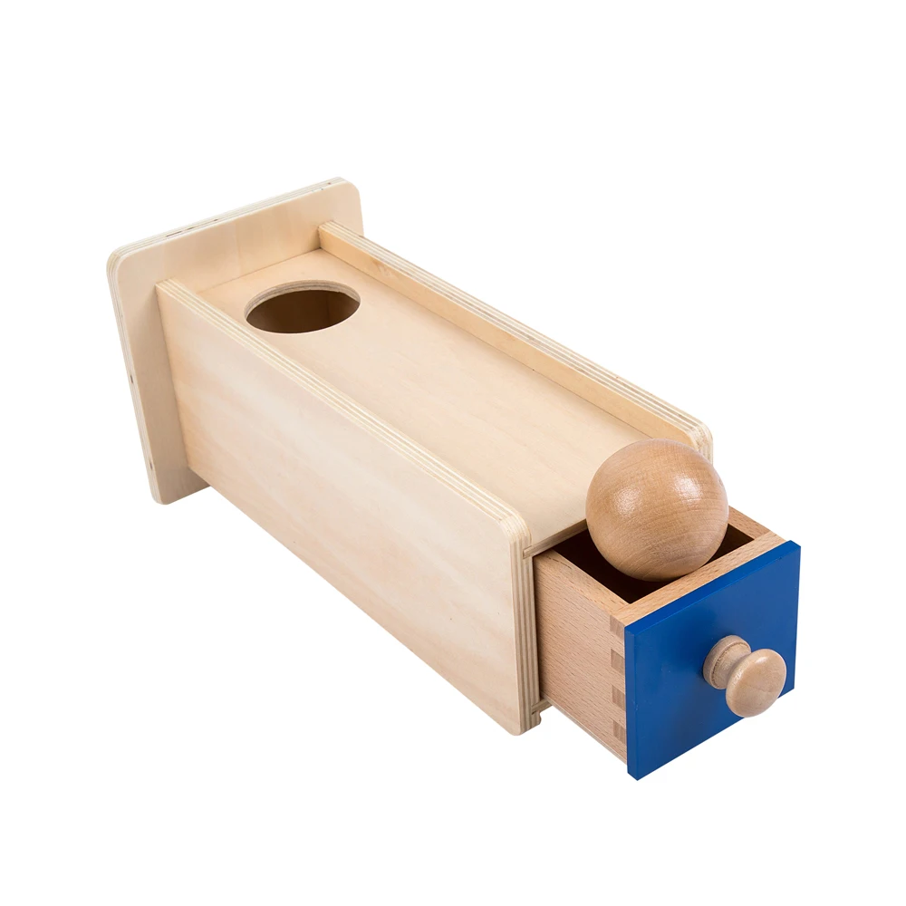 Hộp đựng đồ vật bằng gỗ dùng cho giáo dục Montessori 2