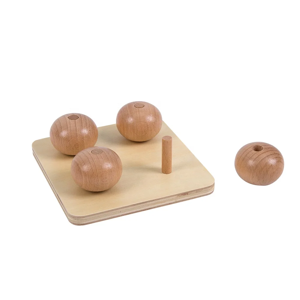 Đồ chơi bảng ghim gỗ hình vuông màu xanh Montessori dành cho trò chơi giáo dục cho bé 7
