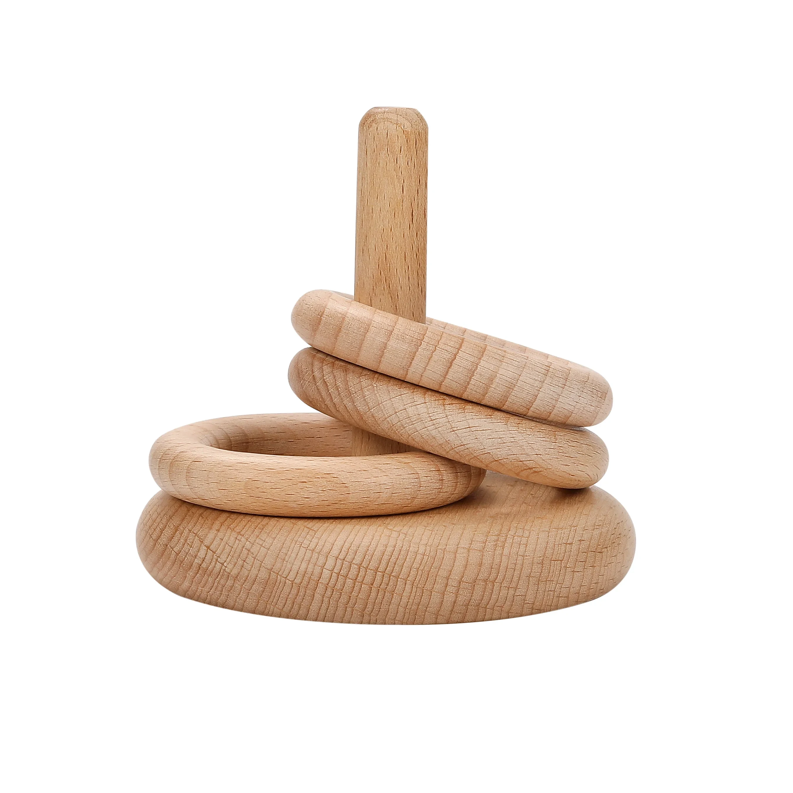 Wooden Montessori Color Stacker Educational Toy for Kids 1