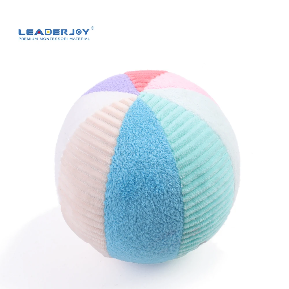 Montessori Rainbow Cotton Fabric Baby Gripping Toy Ball 6