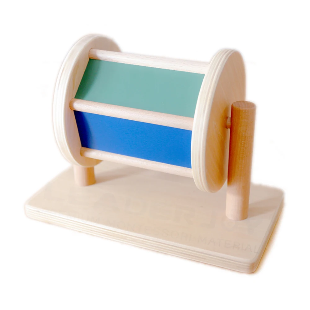 Montessori Baby Educational Spinning Drum Toy 4
