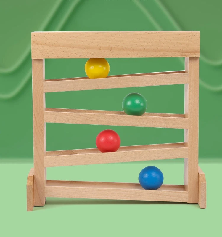Wooden Baby Toys Montessori Visual Tracker for Kindergarten 7