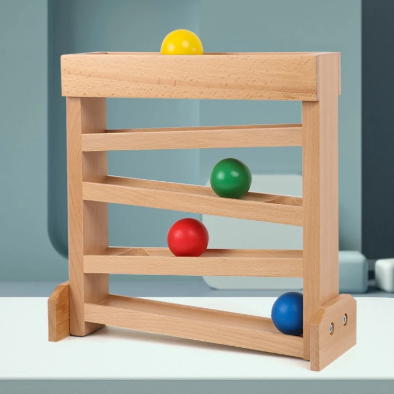 Wooden Baby Toys Montessori Visual Tracker for Kindergarten 3