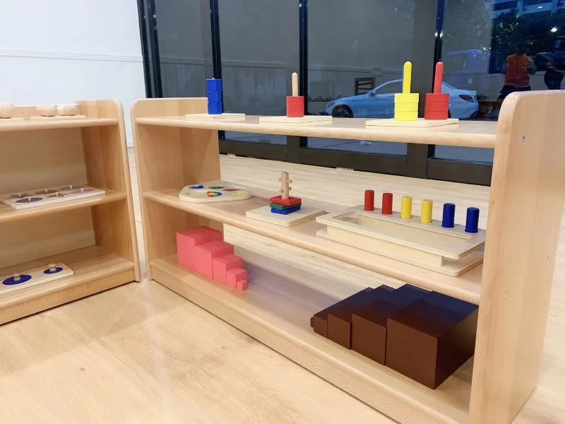 Montessori Wooden Push Balls Toy Set For Children - Leaderjoy Learning Early Education 3