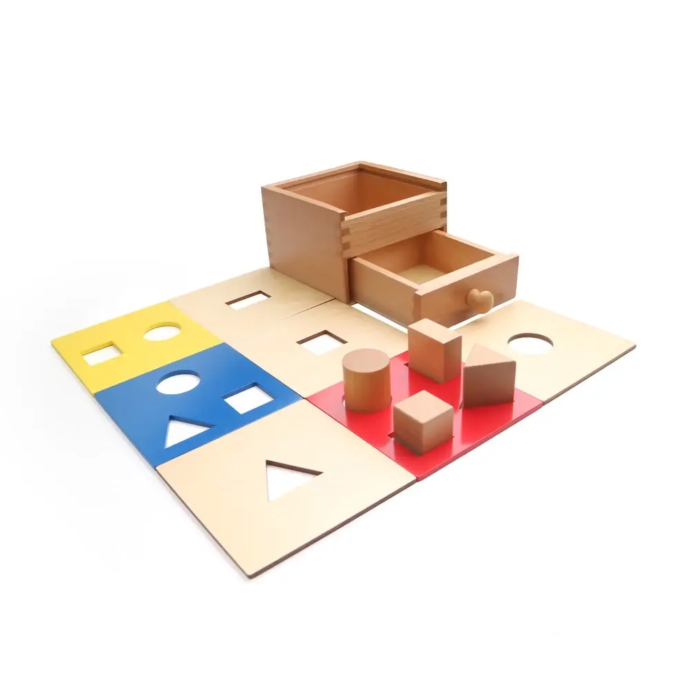 LEADERJOY Montessori Infant Coin Box Wooden Montessori Infant Coin Boxwholesale 4