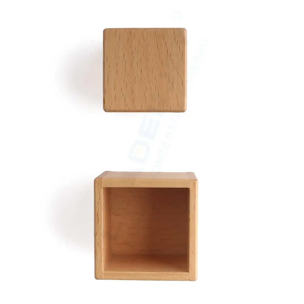 LEADERJOY Montessori Infant Coin Box Wooden Montessori Infant Coin Boxwholesale 5