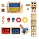 LEADERJOY Montessori Infant Coin Box Wooden Montessori Infant Coin Boxwholesale 2