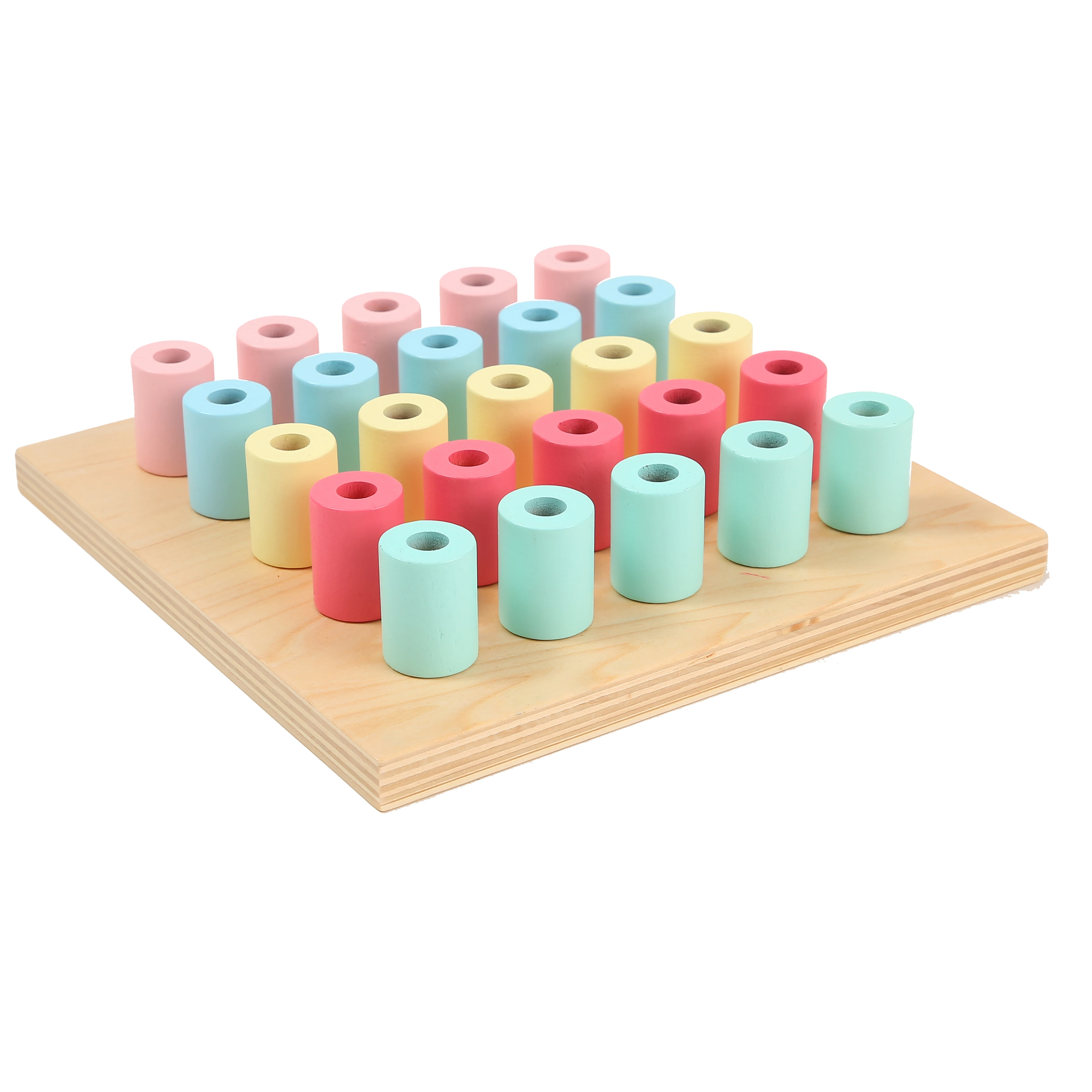 2022 New Montessori Wooden Pegs Educational Toys for Kids 3