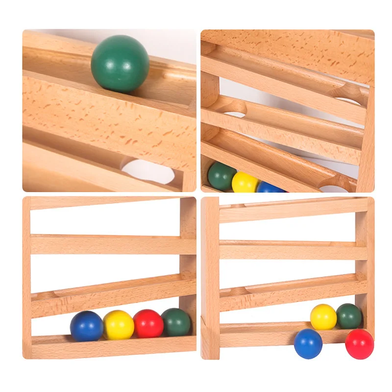 Đồ chơi trẻ em bằng gỗ Montessori Visual Tracker dành cho mẫu giáo 6