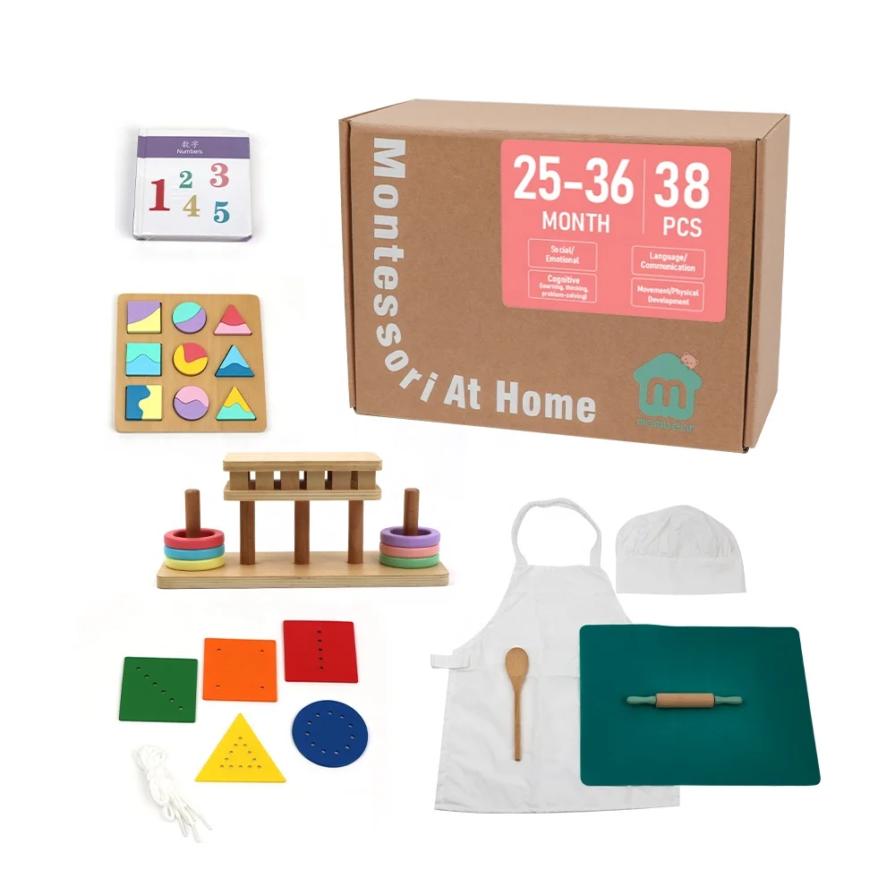 Đồ chơi gỗ giáo dục Montessori cho trẻ 25-36 tháng tuổi 2