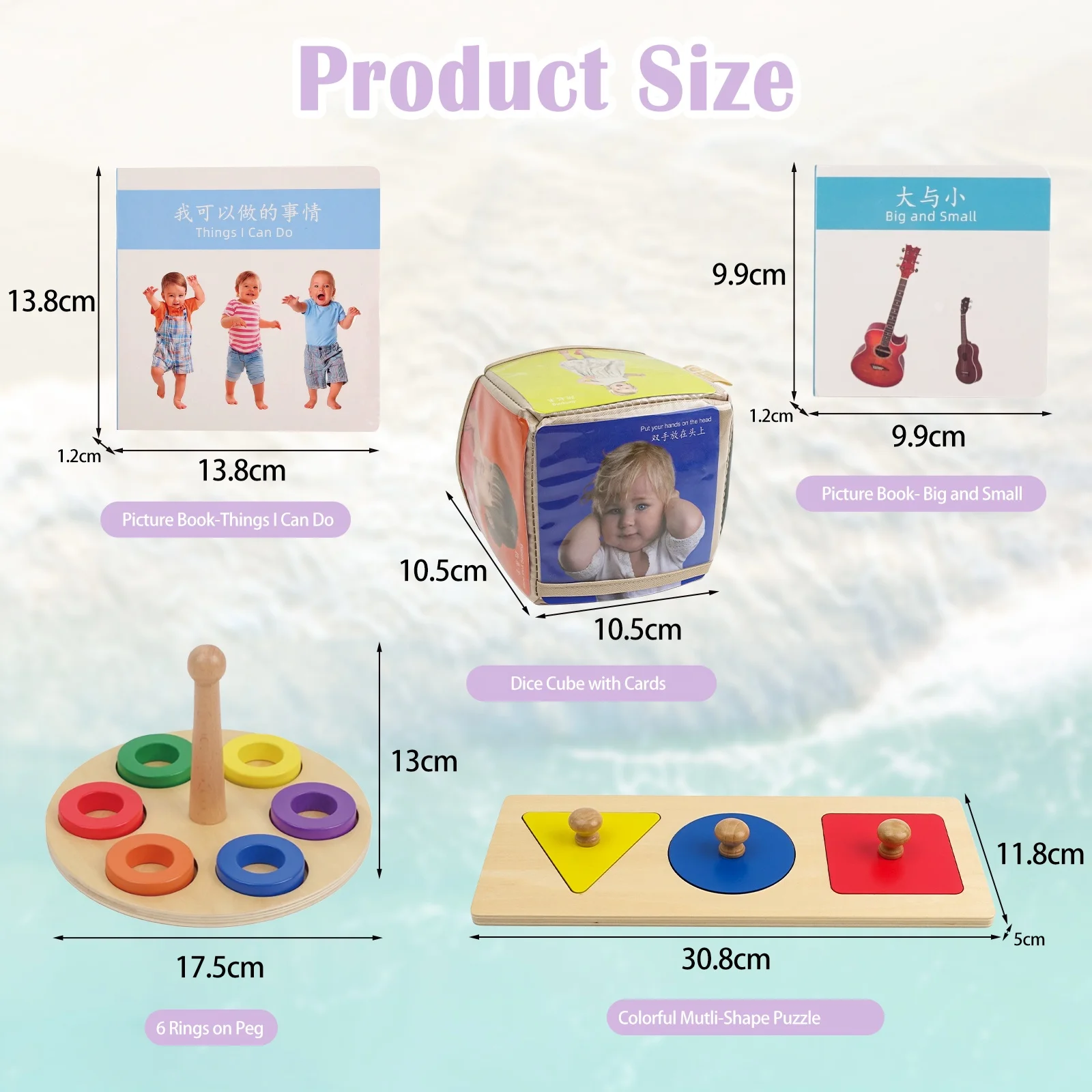 Đồ chơi xếp hộp đựng tiền xu bằng gỗ Montessori dành cho trẻ 13-18 tháng tuổi 3