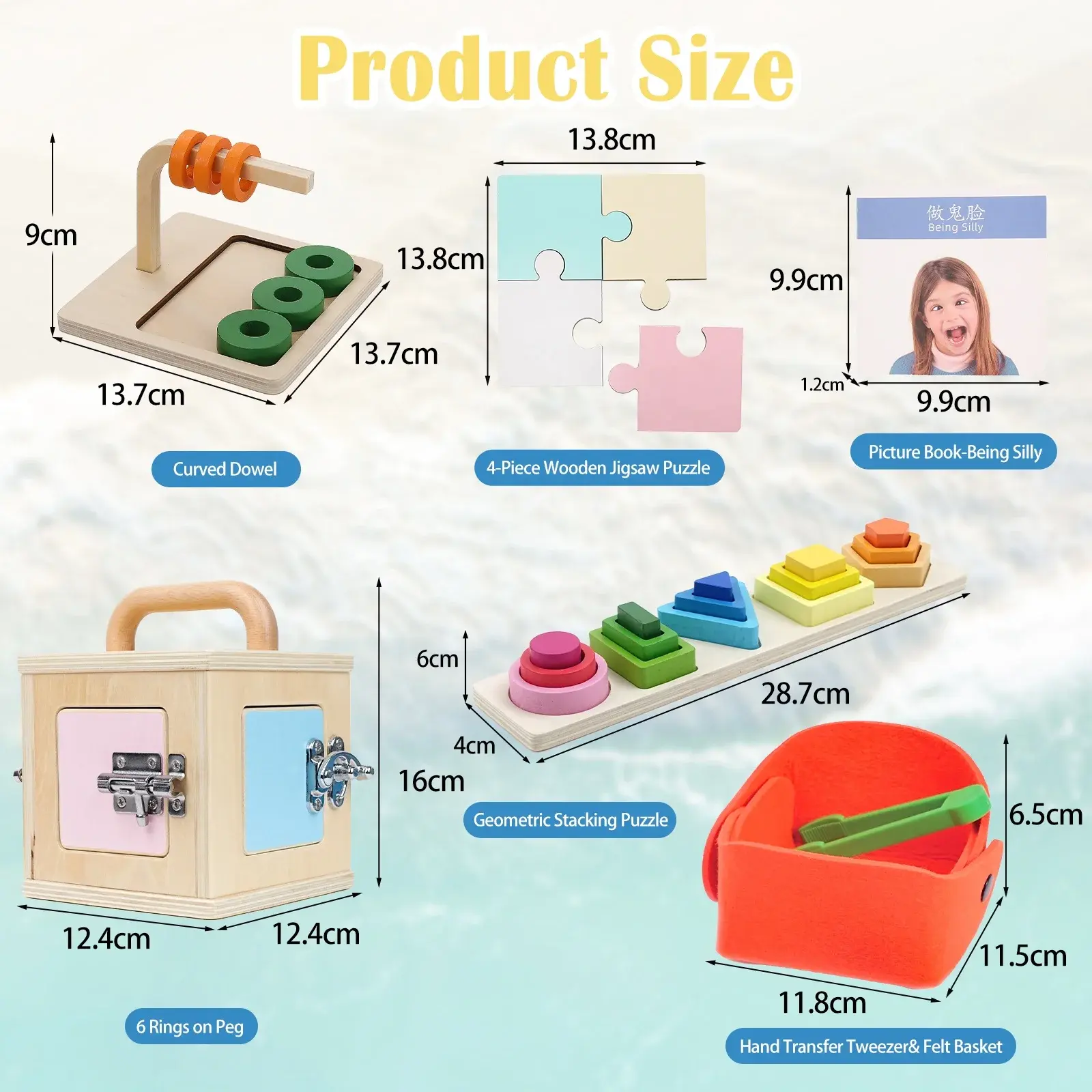 Homemade Montessori Toys Factory Price Baby Toy Subscription Box 2