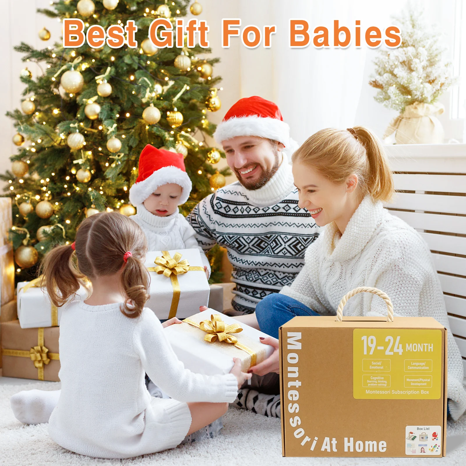 Hộp khóa Montessori Đồ chơi bằng gỗ giáo dục sớm 19-24 tháng 6