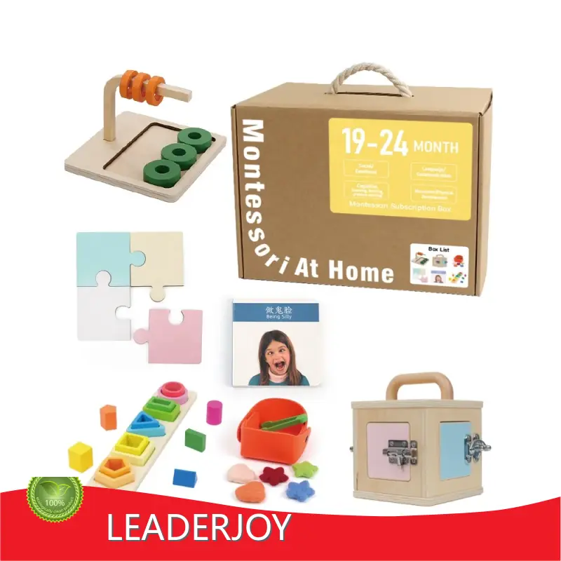 Homemade Montessori Toys Factory Price Baby Toy Subscription Box 1