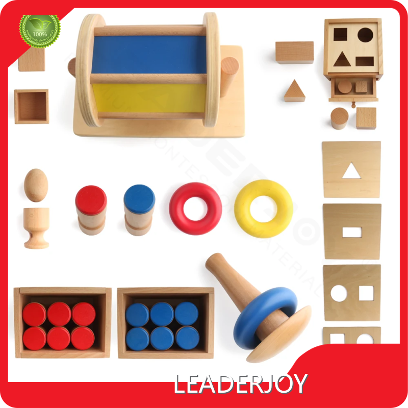 LEADERJOY Montessori Infant Coin Box Wooden Montessori Infant Coin Boxwholesale 1
