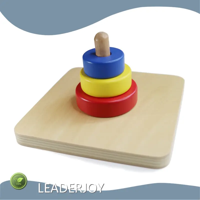 Montessori Infant Toys Beechwood by LEADERJOY 1