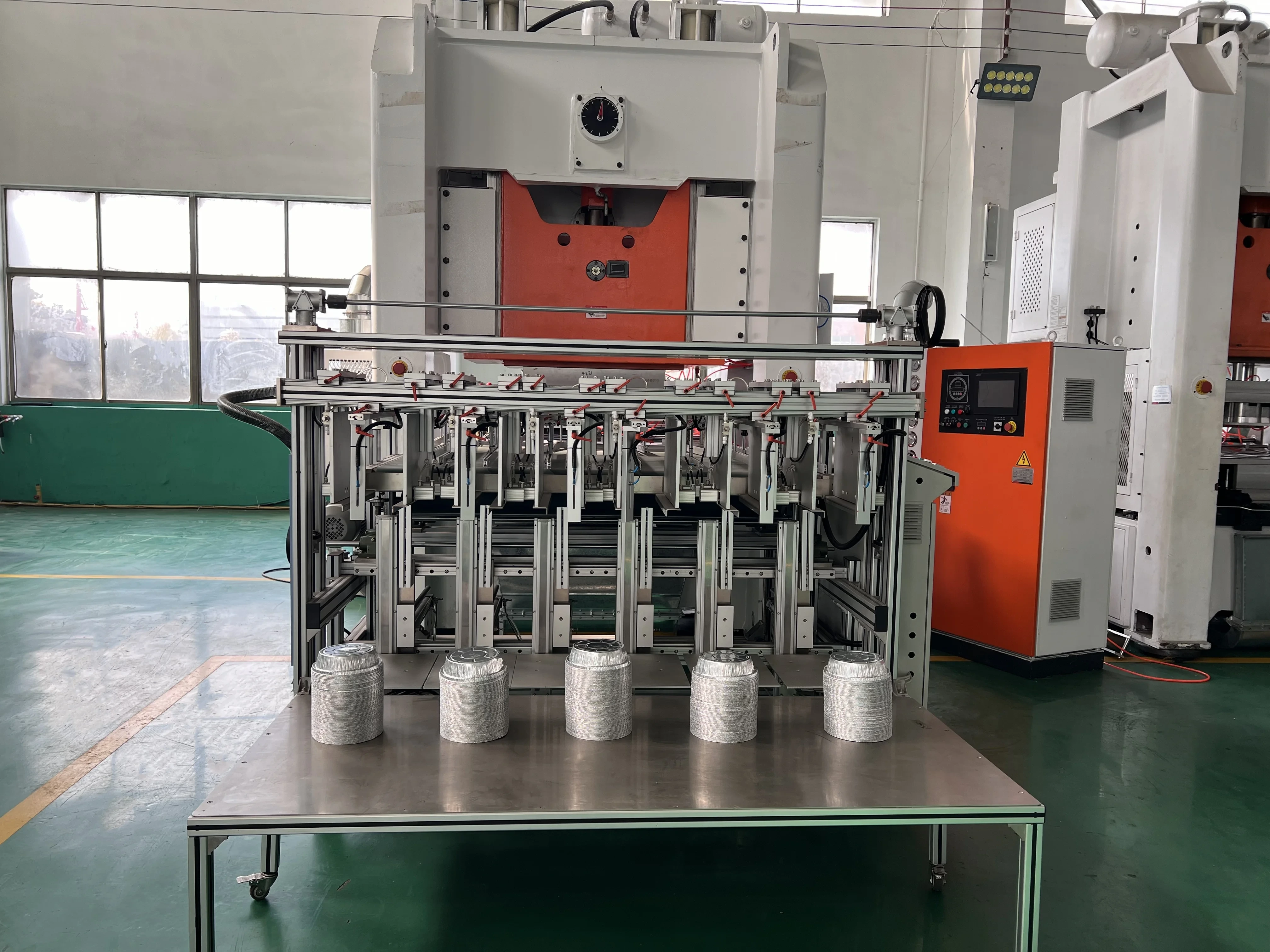 LK-T63 China Factory Customized Aluminum Foil Box Tray Container Production Line Automatic High Speed 1