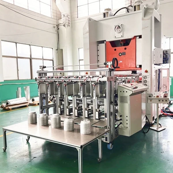 Siemens Motors ISO CE Certified Aluminum Foil Food Container Production Line With Long Life Stable Quality And Customized 1