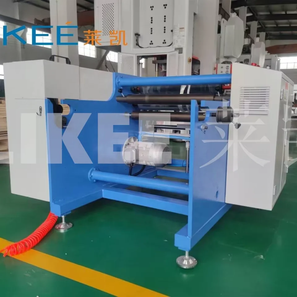 Machine semi-automatique de rembobinage à grande vitesse de petit pain de papier d'aluminium de LK-SR450 facile à prendre et à utiliser 7