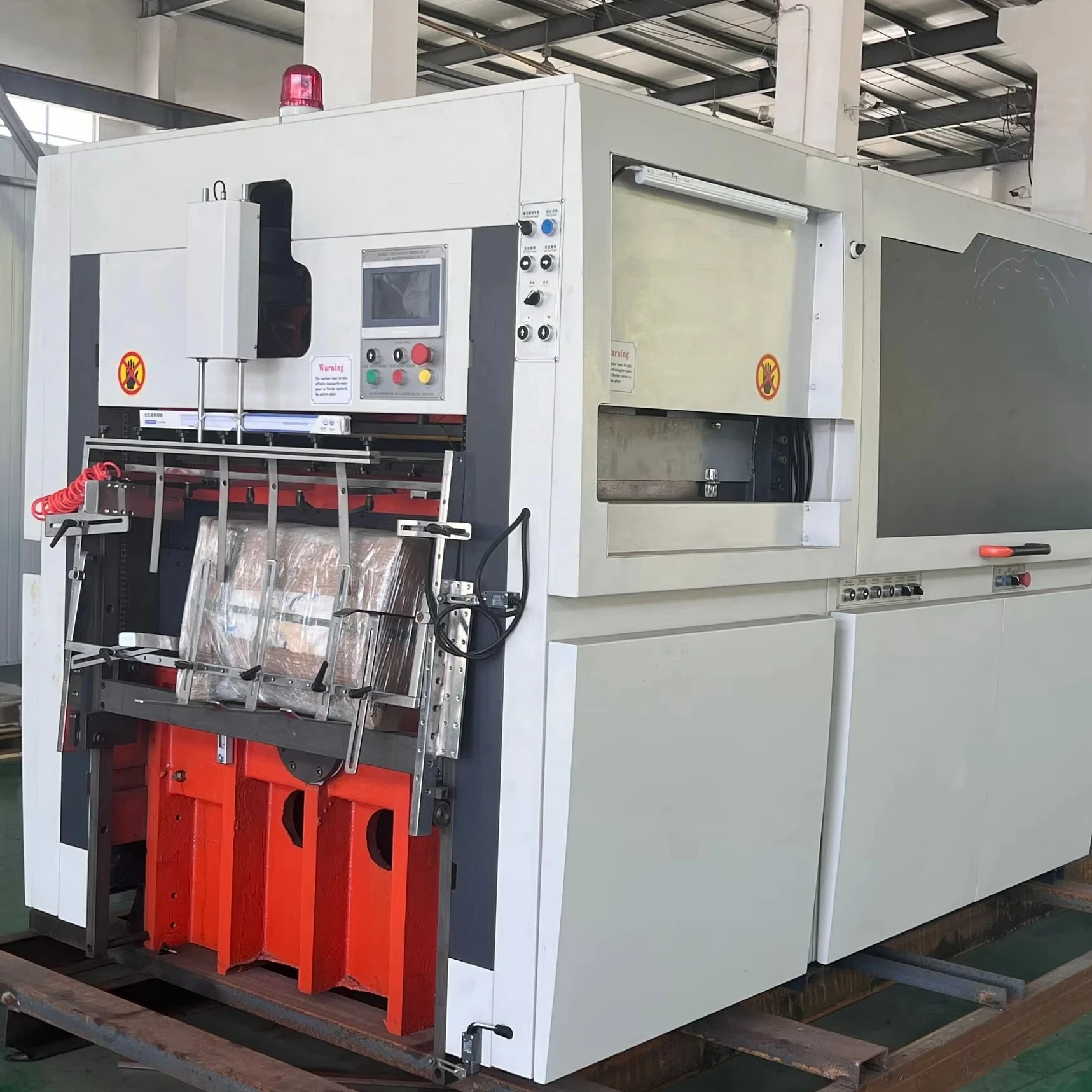 Automatic Aluminum Foil Lid Punching Machine Die Cutter For Cardboard Paper Carton With Quality Approved 1
