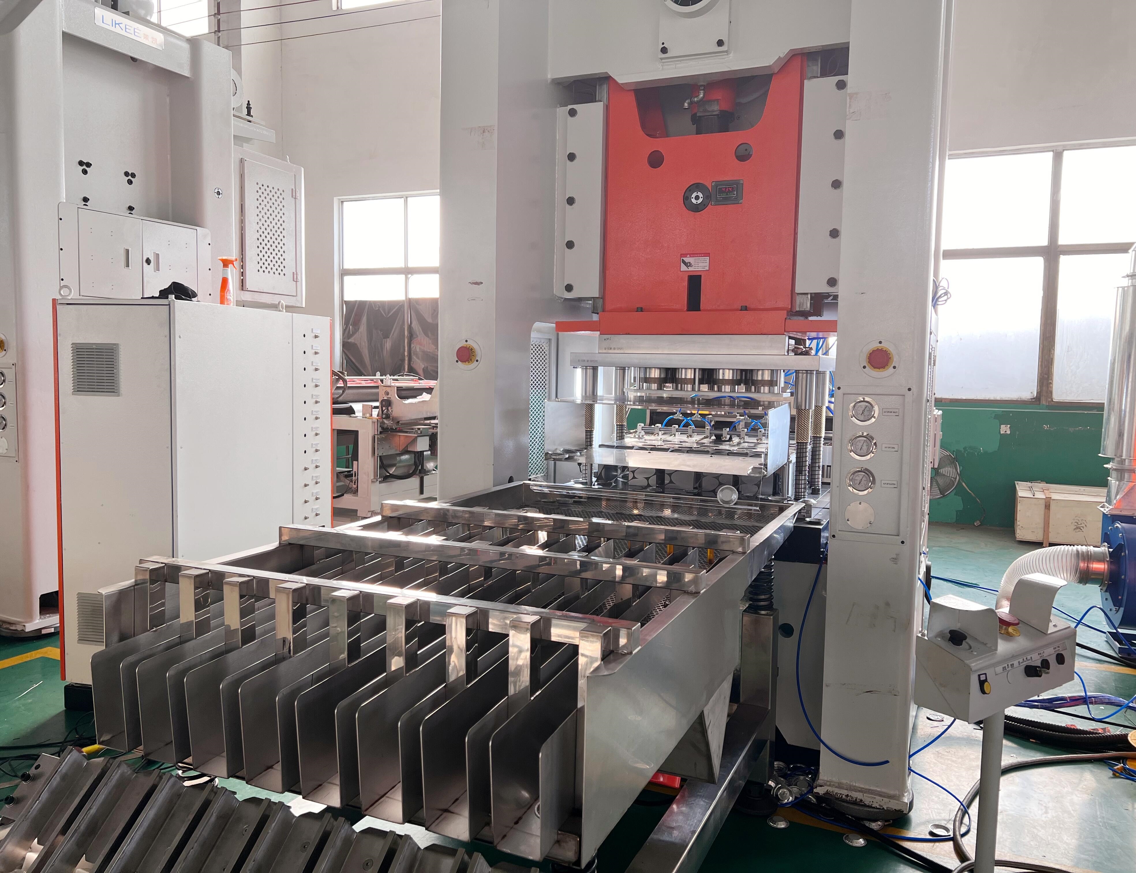 Ferramenta eficiente para produção de copos, novo modelo de máquina de coleta de copos de folha de alumínio80 2