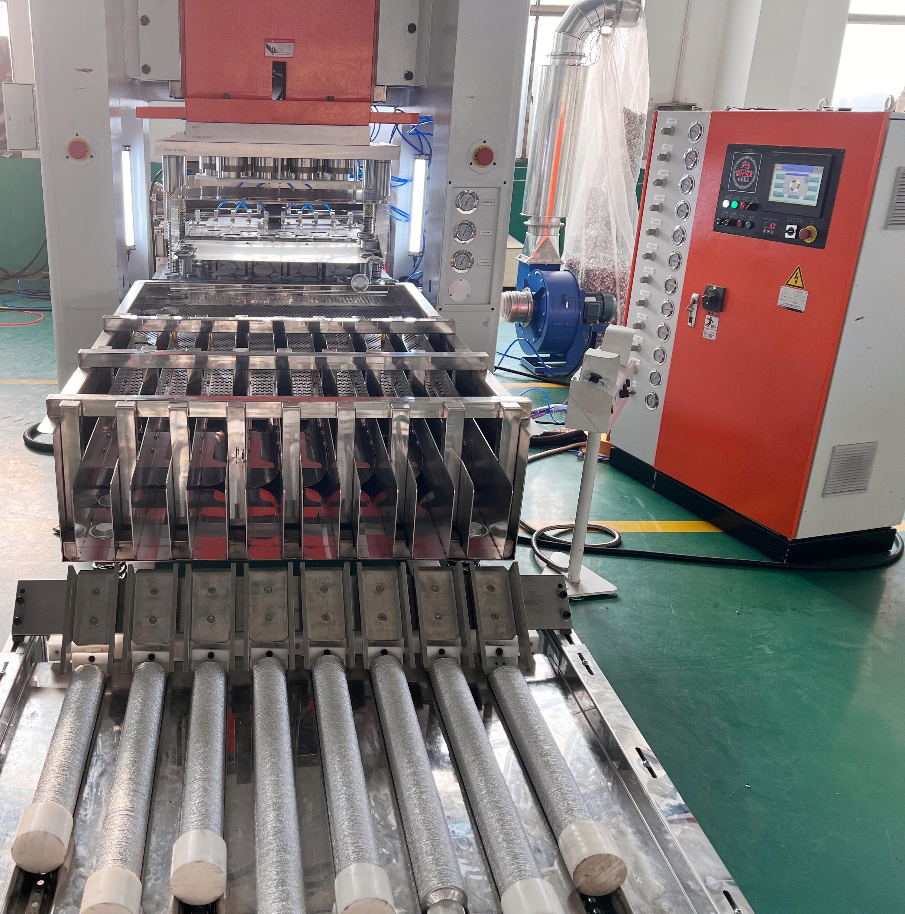 Ferramenta eficiente para produção de copos, novo modelo de máquina de coleta de copos de folha de alumínio80 5