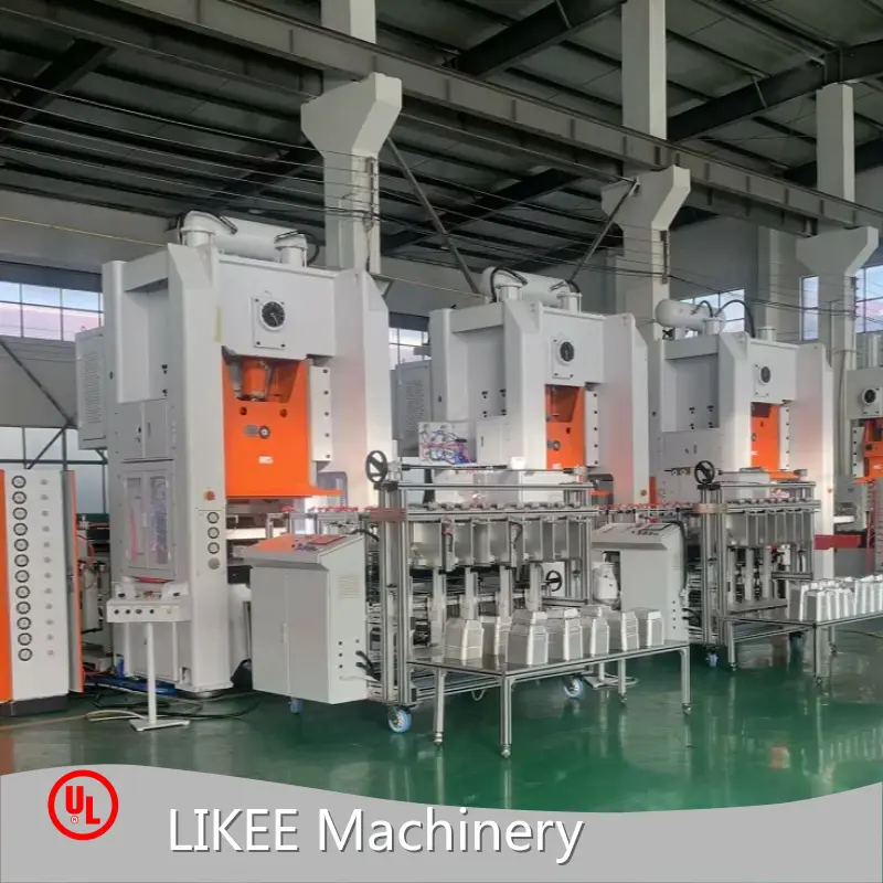Automatic Aluminium Foil Container Machine 26KW by LIKEE 1