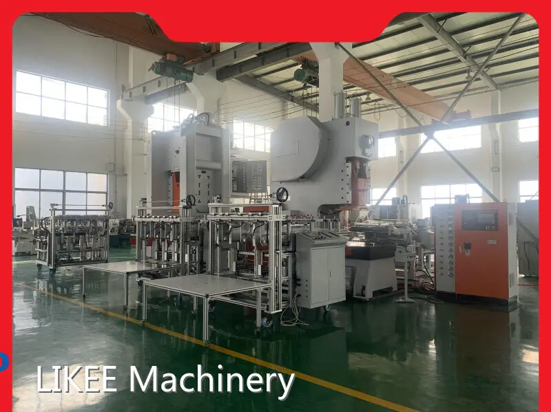 Aluminium Foil Container Machine Suppliers Automatic by LIKEE 1