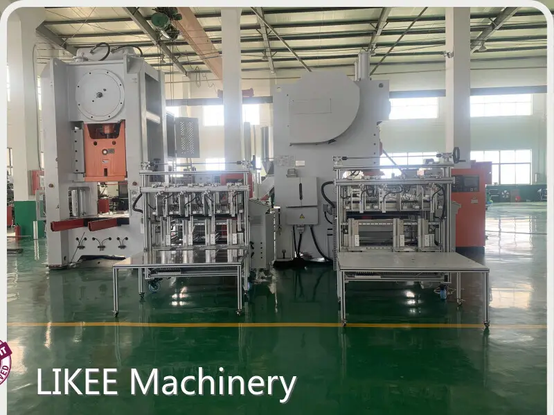 Aluminium Foil Container Making Machine Price Automatic by LIKEE 1