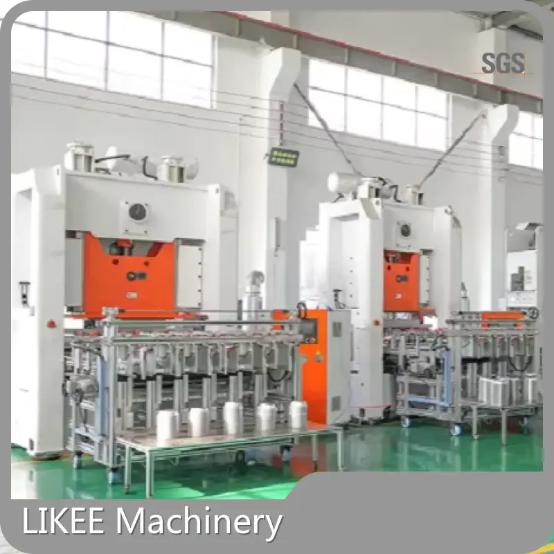 Aluminium Foil Container Making Machine Lowest Price PLC by LIKEE 1