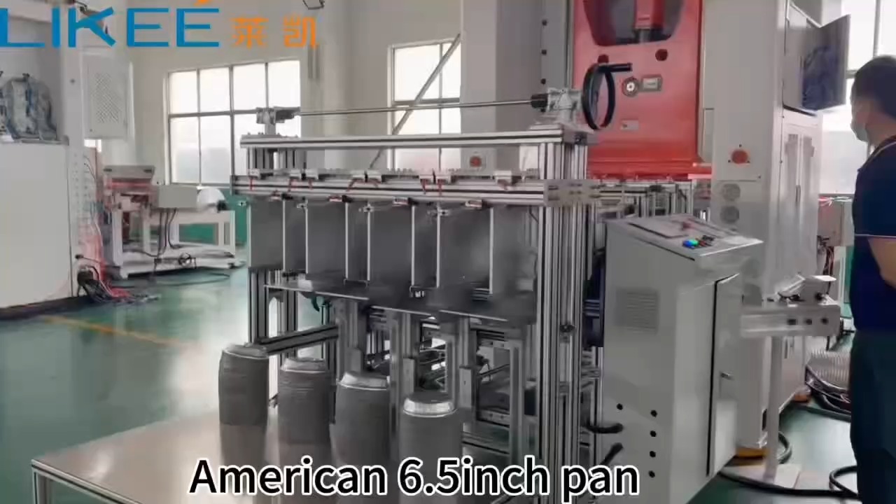 Máquina para fabricar envases de papel de aluminio T80 de grado alimenticio con motor SIEMENS 1
