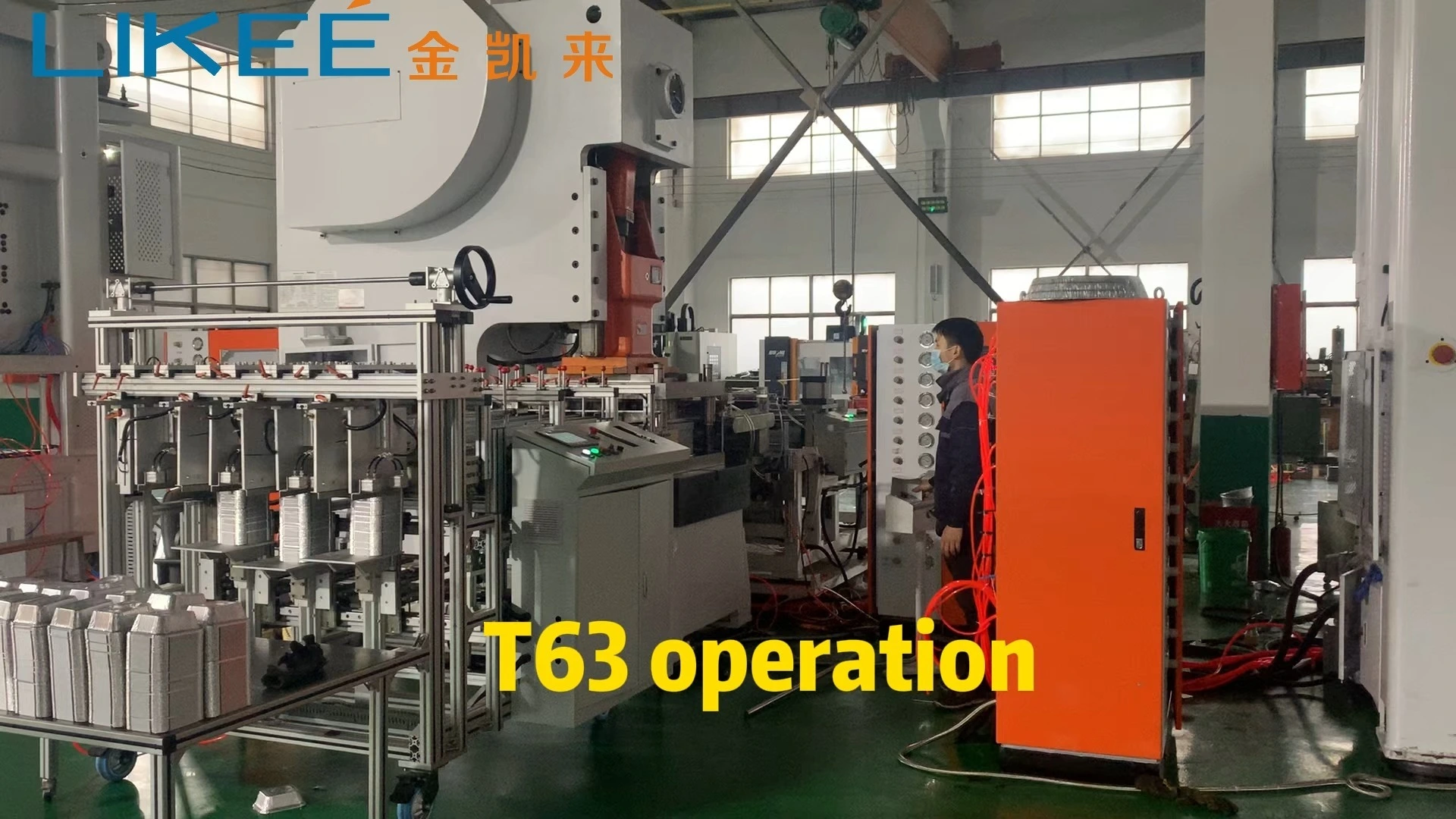 LK-T63 Aluminum Foil Container Making Machine Custom Mold Available for Different Tray Sizes 1