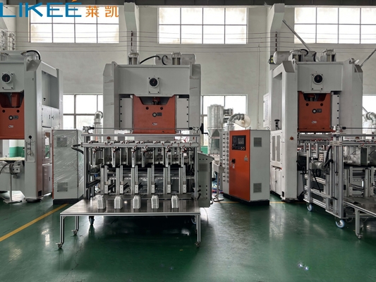 H Frame Aluminum Foil Round Pan Container Making Machine 35 to 70 strokes/min Working Speed 3