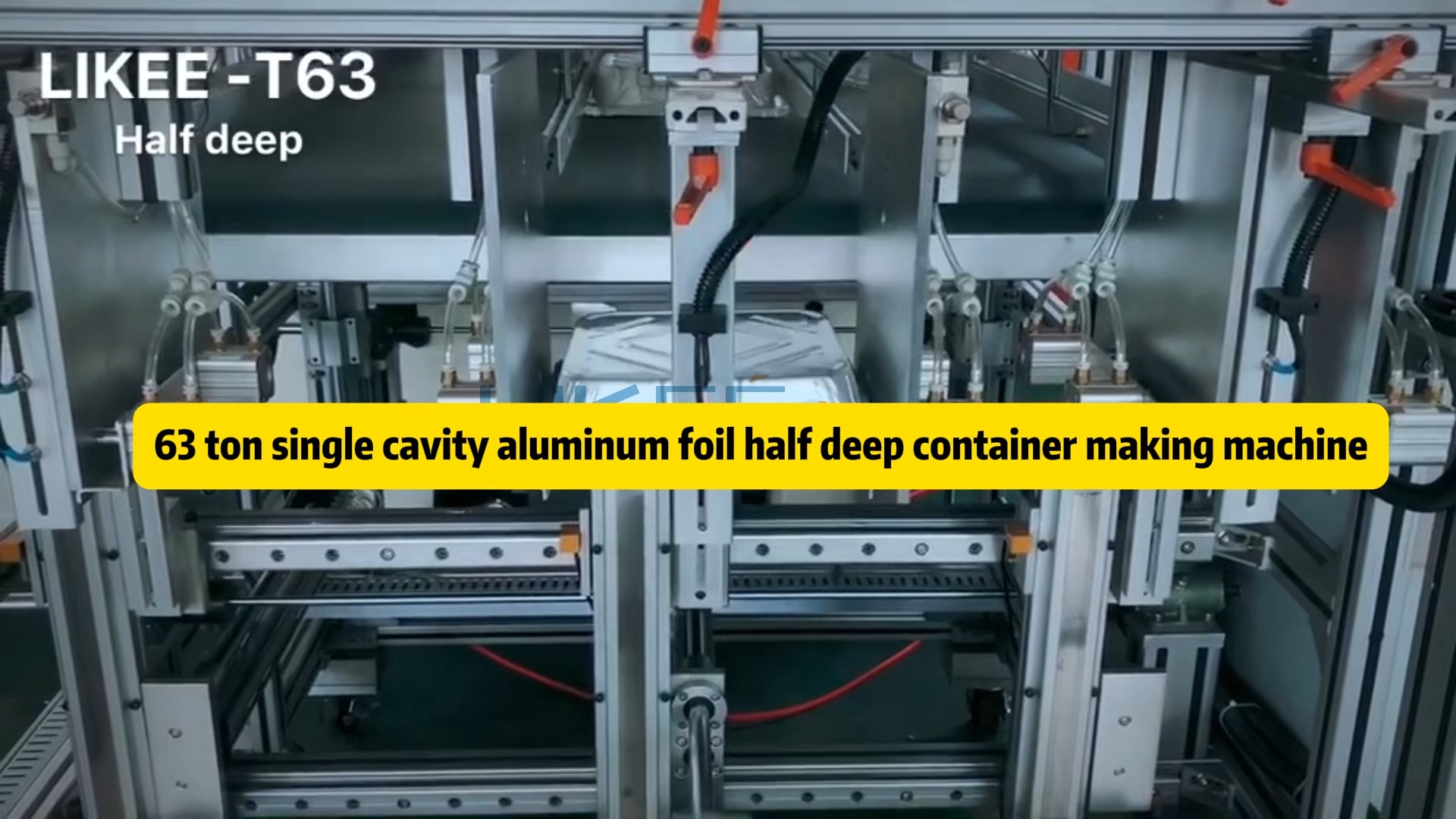 Máquina automática LK-T63 para fabricação de recipientes de alumínio de 63 toneladas | Linha de prensagem de 3 cavidades para bandejas pequenas e médias 1