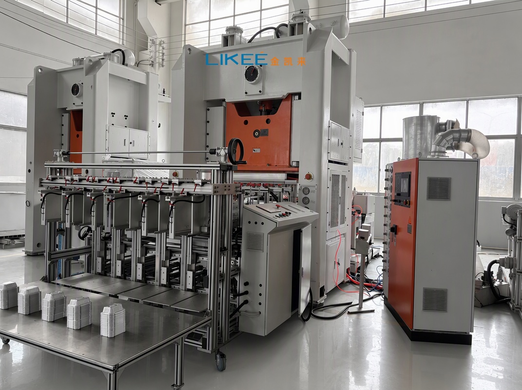 Máquina LK-T130 para envases de papel de aluminio de alta resistencia de 130 toneladas | Línea de prensado de alta capacidad para producción a gran escala 5