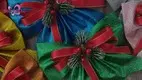 Handmade Holiday Ribbon China by MSD Bow 1