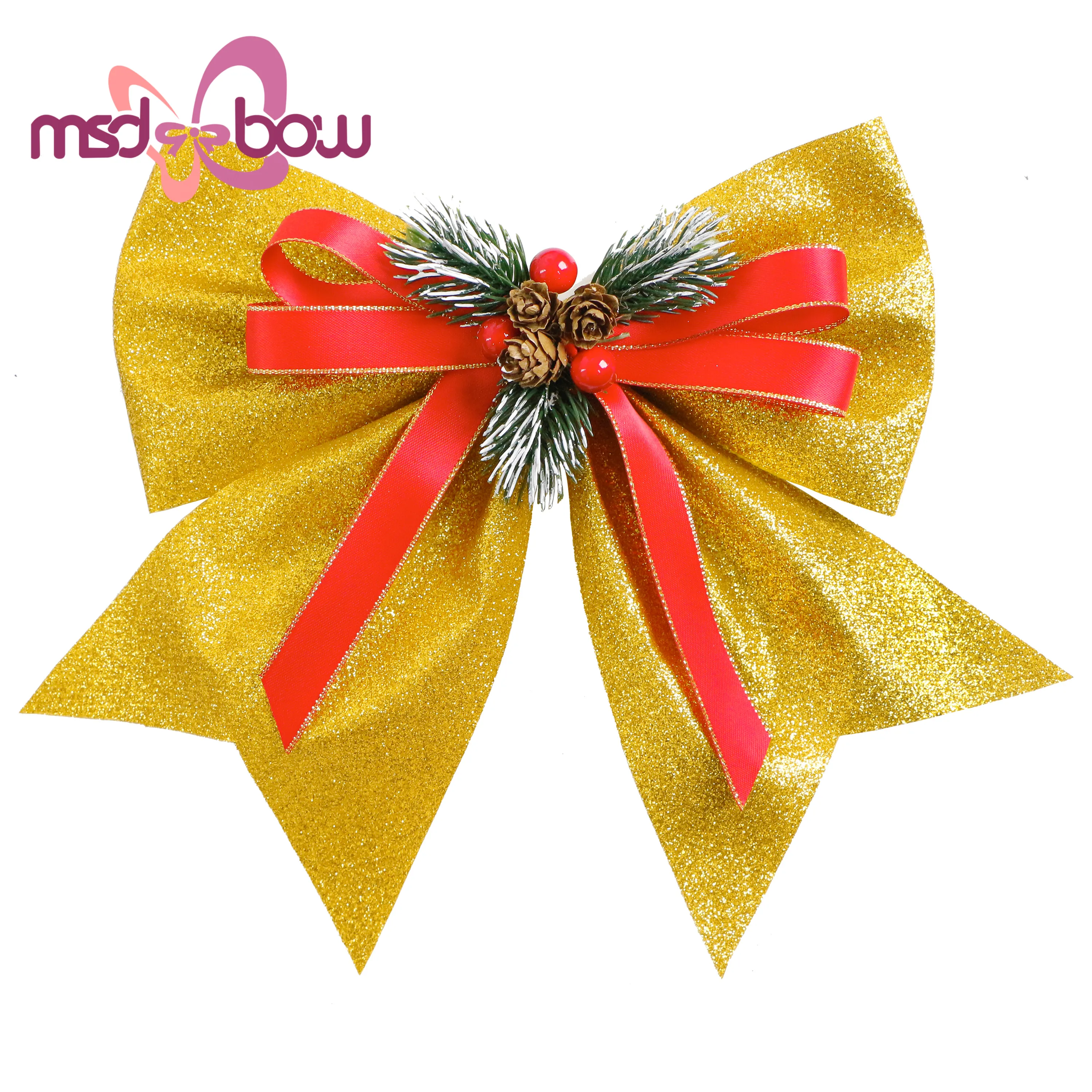 Handmade Holiday Ribbon China by MSD Bow 3