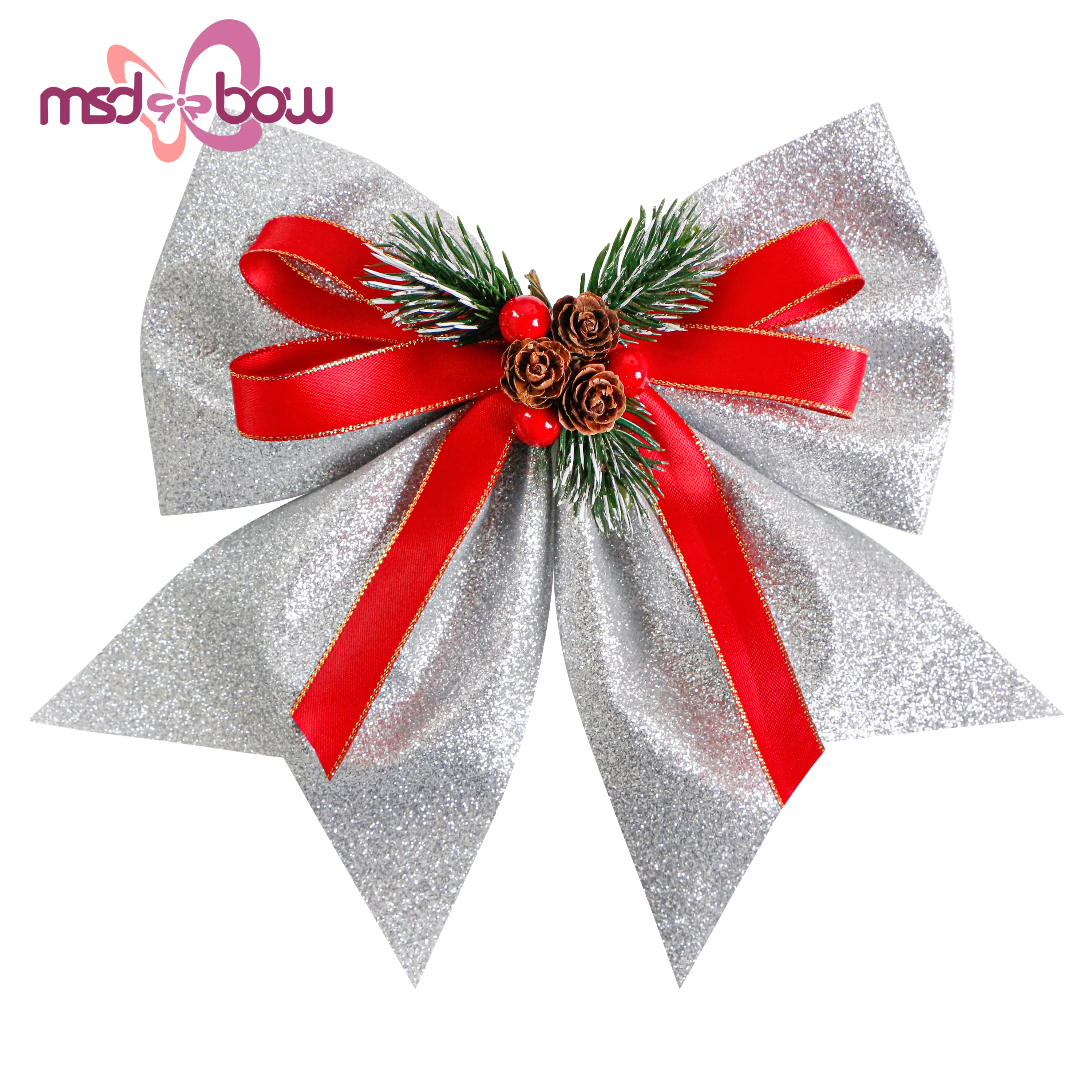 Handmade Holiday Ribbon China by MSD Bow 4