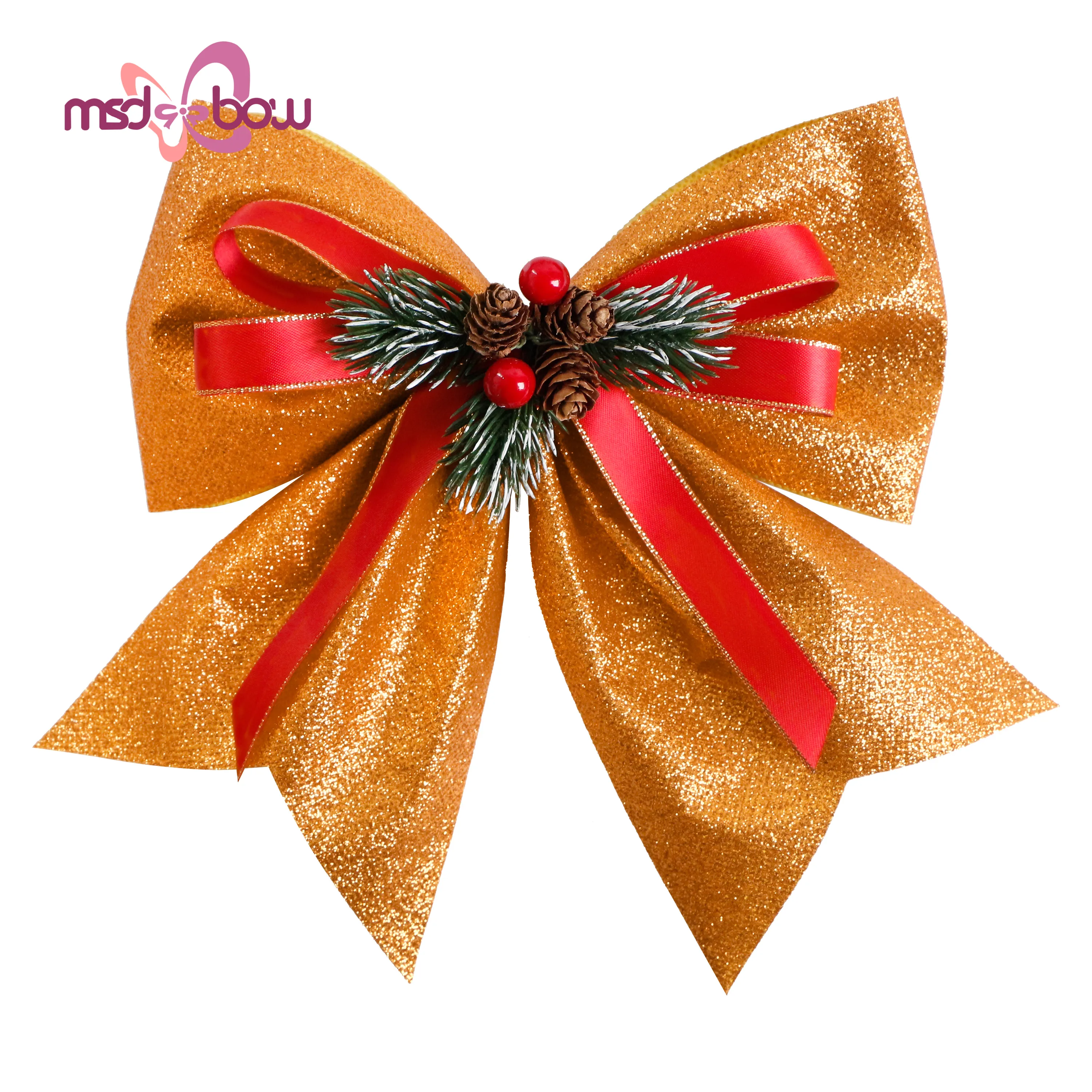 Handmade Holiday Ribbon China by MSD Bow 14