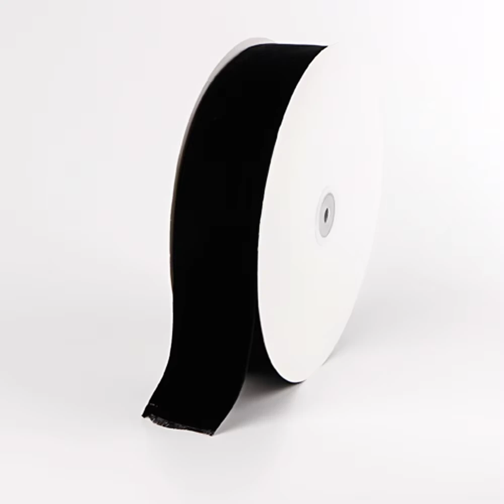 MSD Factory Wholesale Double Sided Black Velvet Ribbon 1