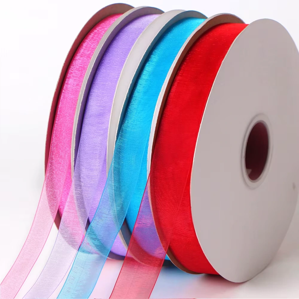 MSD 38mm 1-1/2 inch polyester organza ribbon 200yards for making flowers 1